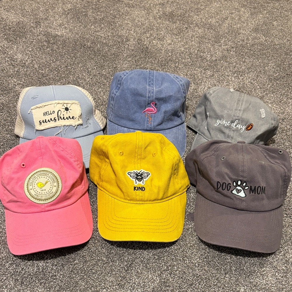 Colorful Women’s Cap Set